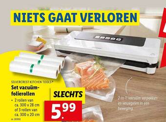 Lidl Set vacuümfolierollen aanbieding