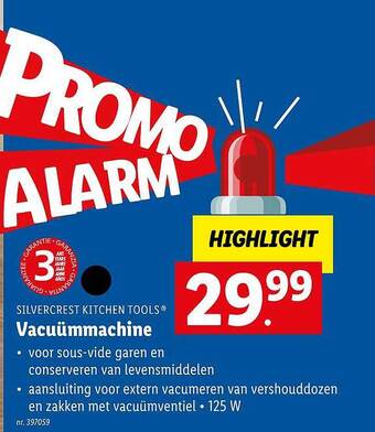 Lidl Vacuümmachine aanbieding