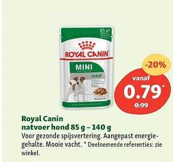 Maxi Zoo Royal canin natvoer hond aanbieding
