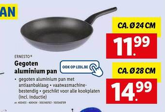Lidl Gegoten aluminium pan aanbieding