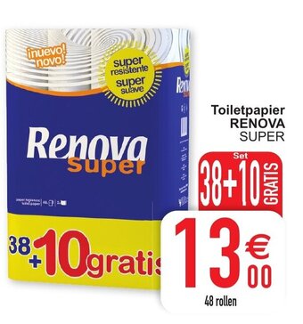 Cora Toiletpapier renova aanbieding