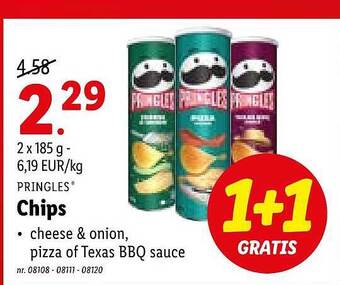 Lidl Pringles chips aanbieding