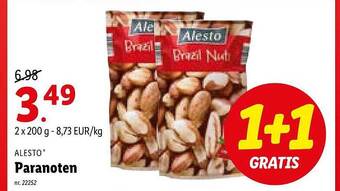 Lidl Alesto paranoten aanbieding