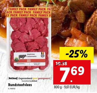 Lidl Rundstoofvlees aanbieding