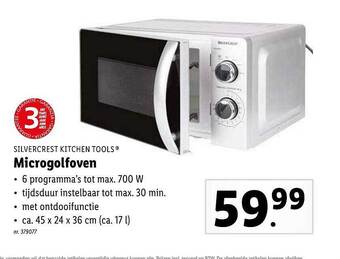 Lidl Microgolfoven aanbieding