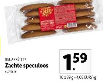 Lidl Zachte speculoos aanbieding