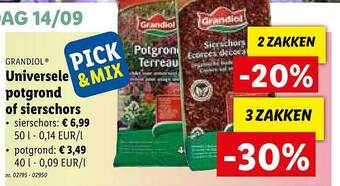 Lidl Universele potgrond of sierschors aanbieding