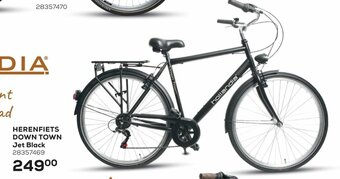 Supra Bazar Herenfiets down town jet black aanbieding
