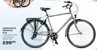 Herenfiets memphis grijs