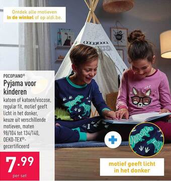 ALDI Pyjama voor kinderen aanbieding
