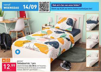 ALDI Dekbedovertrek, 1 pers aanbieding