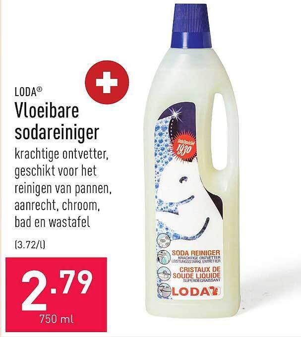 Vloeibare sodareiniger promotie bij ALDI
