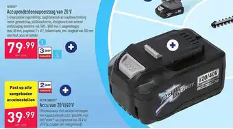 ALDI Accupendeldecoupeerzaag van 20 v, accu van 20v-40v aanbieding
