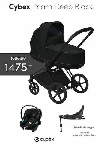 Baby & Tiener Cybex priam deep black aanbieding