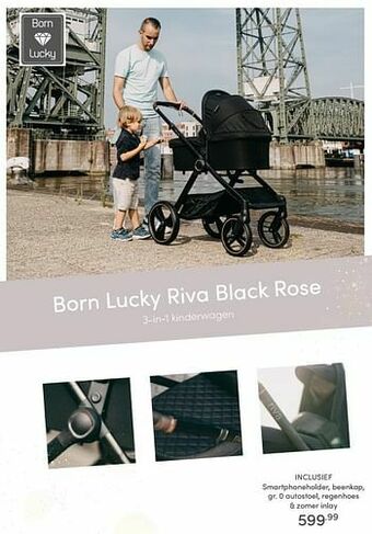 Baby & Tiener Inclusief smartphoneholder, beenkap, gr. 0 autostoel, regenhoes + zomer inlay aanbieding