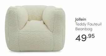 Baby & Tiener Jollein teddy fauteuil beanbag aanbieding