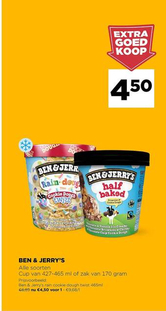 Jumbo Ben & jerry's aanbieding