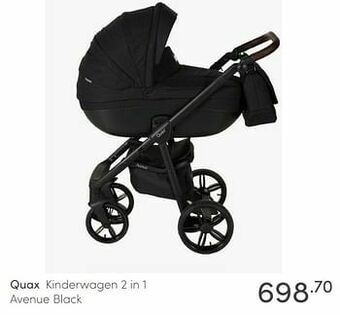 Baby & Tiener Quax kinderwagen 2 in 1 avenue black aanbieding