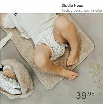 Baby & Tiener Studio noos teddy verschoonmatje aanbieding