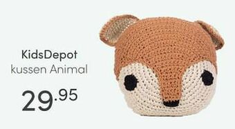 Baby & Tiener Kidsdepot kussen animal aanbieding