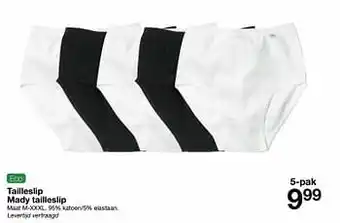 Zeeman Tailleslip mady tailleslip aanbieding