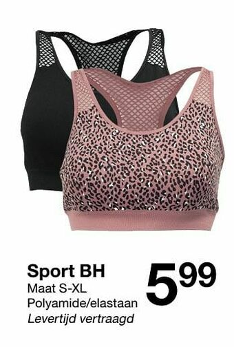 Zeeman Sport bh aanbieding