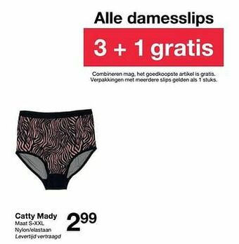 Zeeman Catty mady aanbieding