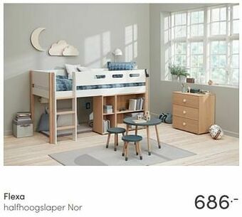 Flexa halfhoogslaper nor