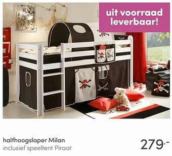 Baby & Tiener Halfhoogslaper milan aanbieding