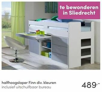 Baby & Tiener Halfhoogslaper finn div. kleuren aanbieding