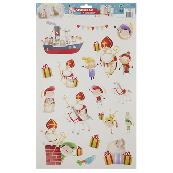 Action Sinterklaas raamstickers aanbieding