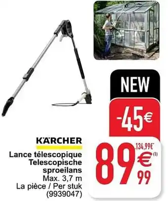 Karcher lance télescopique telescopische sproeilans 3.7m