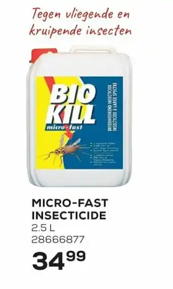 Micro-fast insecticide 2,5 liter