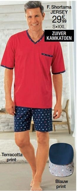 Damart Shortama jersey aanbieding