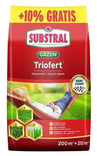 Makro Substral Triofert + gratis strooiwagen t.w.v. €49,90 bij aankoop van 2 zakken aanbieding