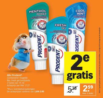 Albert Heijn Alle prodent* aanbieding