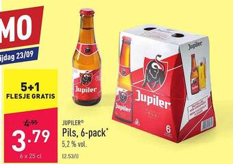 ALDI Jupiler pils 6-pack aanbieding