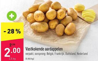 ALDI Vastkokende aardappelen aanbieding