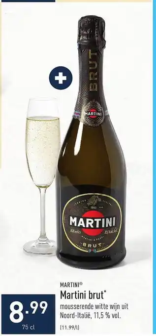 ALDI Martini martini brut aanbieding