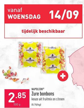 Napoleon zure bonbons