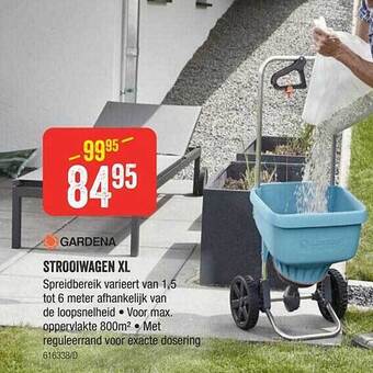 HandyHome Gardena strooiwagen xl aanbieding