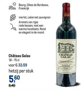 Makro Château galau aanbieding