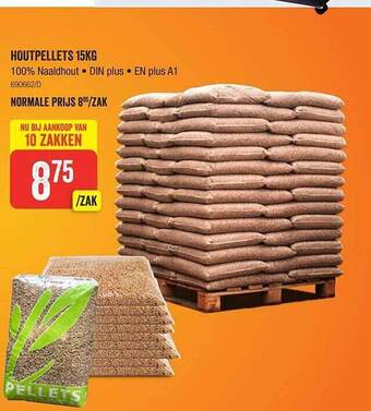 Houtpellets 15kg