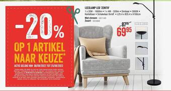 HandyHome Leeslamp led 'zenith' aanbieding