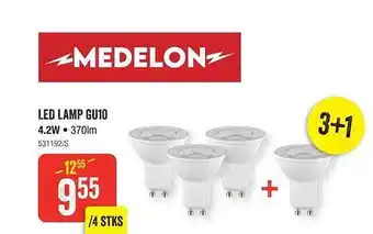 HandyHome Led lamp gu10 medelon aanbieding