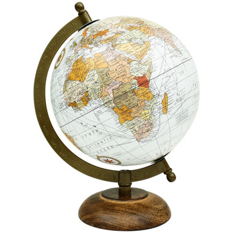Action Wereldbol op voet aanbieding