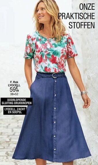 Damart Rok lyocell aanbieding