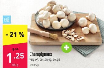 ALDI Champignons 500g aanbieding