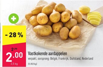 ALDI Vastkokende aardappelen aanbieding