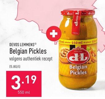 Belgian pickles 550ml